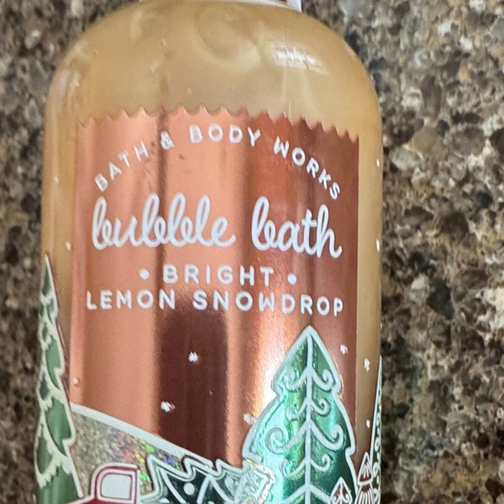 NEW Bath & Body Works Bright Lemon Snowdrop Bubble Bath 8 fl oz